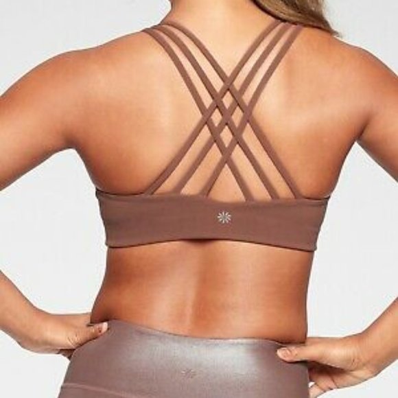 Athleta Other - NWT Athleta Brown Hyper Focused Sports Bra